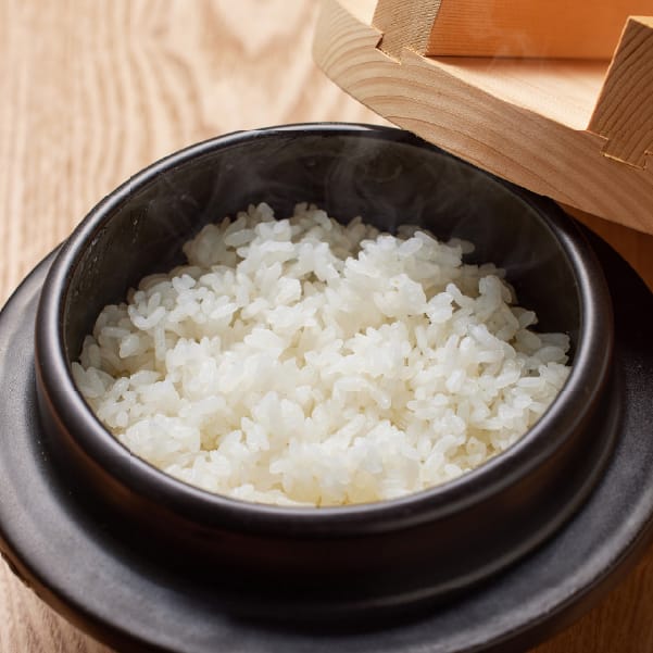 土鍋で炊いたつや姫
